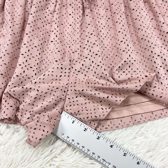 Zara Dusty Pink Laser Shorts Small - Picture 4 of 7